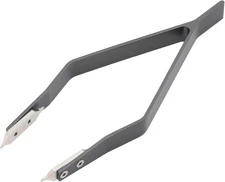 VOCOSTE V Shaped Watch Spring Bar Tweezers, Aluminum Alloy Gray 