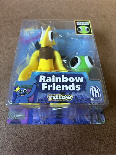 Rainbow Friends Yellow Glow in the dark 5" Actionfigur Serie 2 Phatmojo - Bild 5 von 12