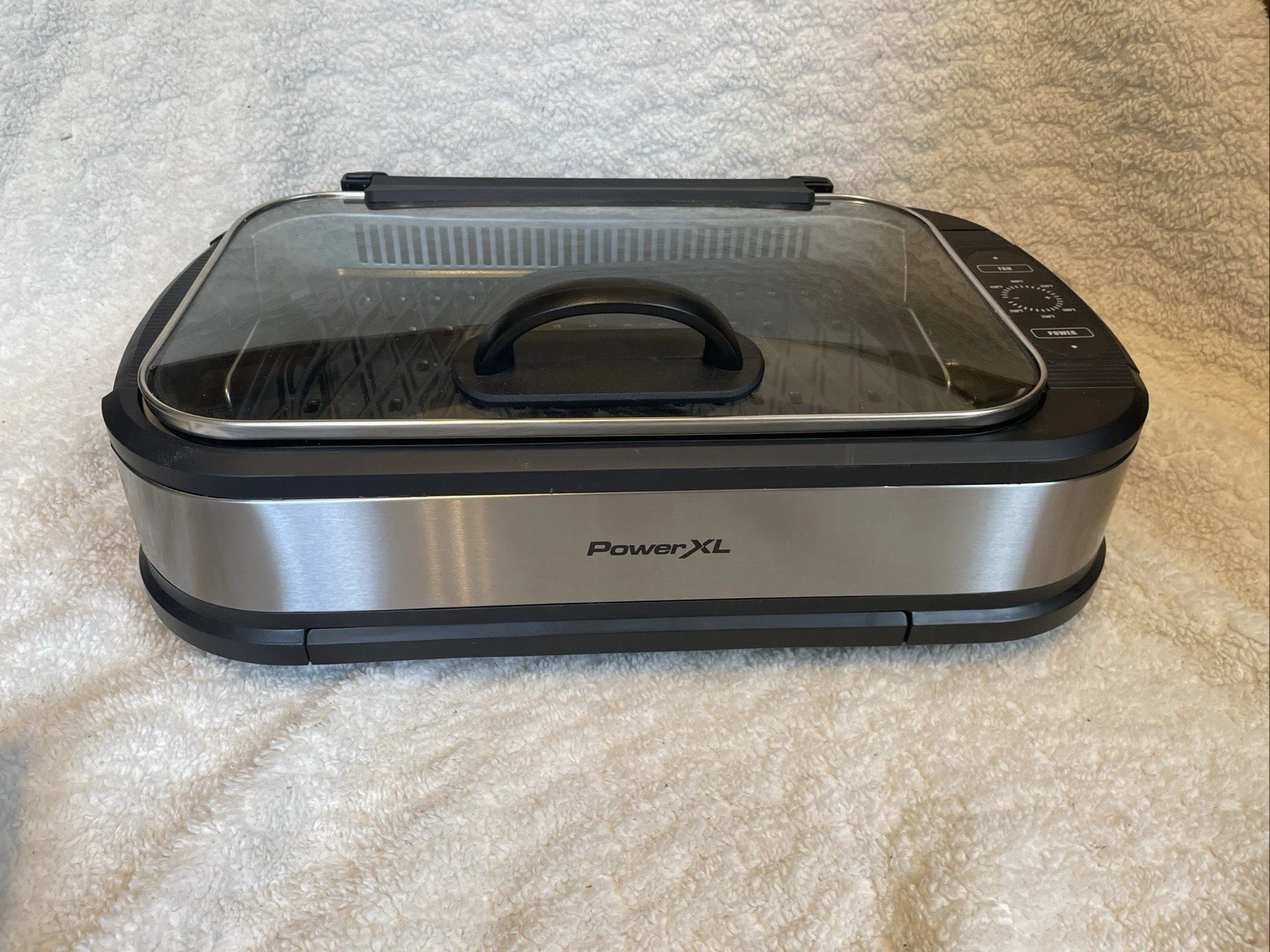 PowerXL Smokeless Grill Pro Countertop Indoor Electric Grill Never Used