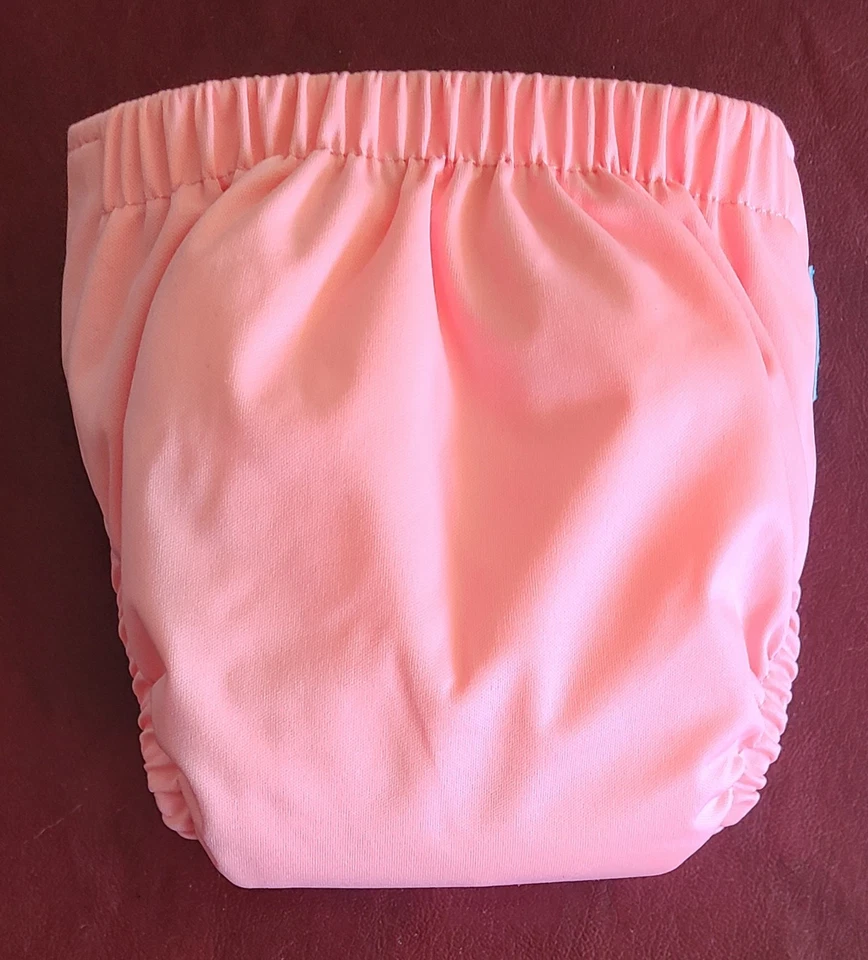Pañal de tela reutilizable Charlie Banana rosa talla única con inserto Foto 2 de 4