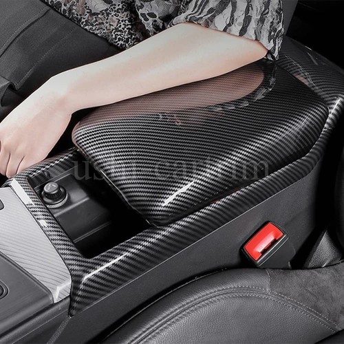 Carbon Fiber Center Console Armrest Box Cover Trim For Audi A4 A5 A4L 2017-2025 - Bild 4 von 10