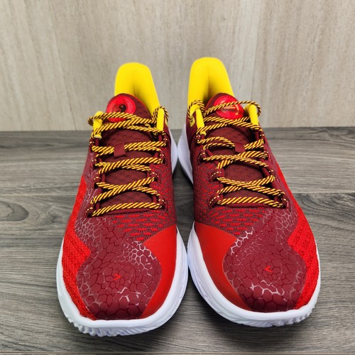 Under Armour Curry 11 Fire Größe 12 Herren Rot Weiß Basketballschuhe - Bild 4 von 12
