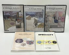 5 OESD Embroidery Machine Design CD Autum, Winter, Summer, Lace & Special Bundle