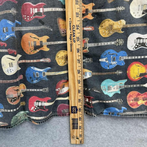 Camicia uomo manica corta con bottoni per chitarra - Taglia XXL - Foto 7 di 10