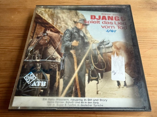 ORIGINAL S8"DJANGO SPIELT DAS LIED VOM TOD" , UFA/ATB, ca. 128 m SW/dt. Ton, Ovp - Bild 1 von 2
