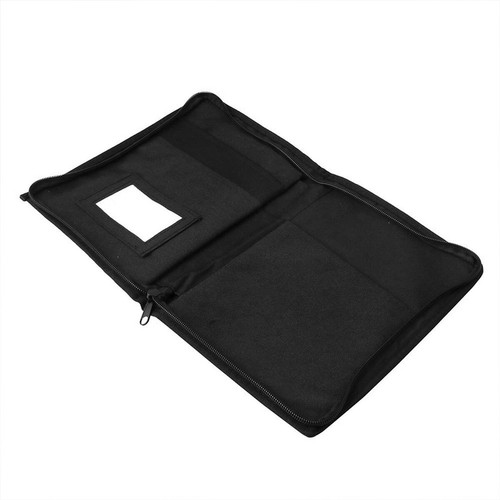 Car Glove Box Storage Organizer Folder Multi Pockets Manuals Documents Holder - Foto 8 di 10