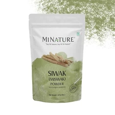 Miswak (Siwak) Powder by mi Nature | salvarado persica| 227g(8 oz) (0.5 lb) | 10
