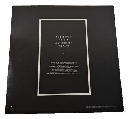 The 1975 Facedown Vinyl 12" 45 RPM EP White Colured UK 2010 Dirty Hit DH00070 - Picture 2 of 5
