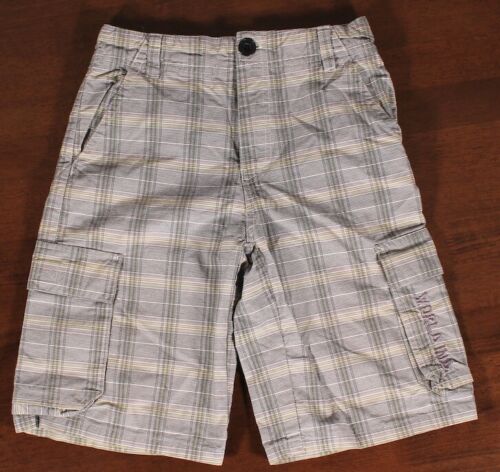 World Industries Boy Cargo Shorts - New Without Tags - Blue Gree Stripe - Free P - Picture 1 of 3