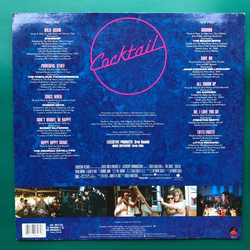 COCKTAIL Film Soundtrack OST LP Tom Cruise Elisabeth Shue Starship Beach Boys NM - Picture 2 of 24