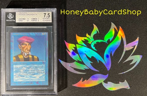 MTG Limited Edition Alpha 1993 Prodigal Sorcerer BGS 7.5 NM+ Old School 93/94 - Picture 4 of 6