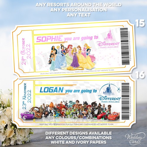 Ticket Disneyland Paris Disney World Gold Universal Orlando Golden Florida Land - Picture 8 of 60