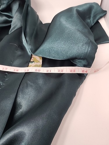 CALIDAD DE COLECCIÓN Jing Hong Japonés SILKY Kimono Bata Asiática Oriental Verde TALLA ÚNICA - Imagen 11 de 14