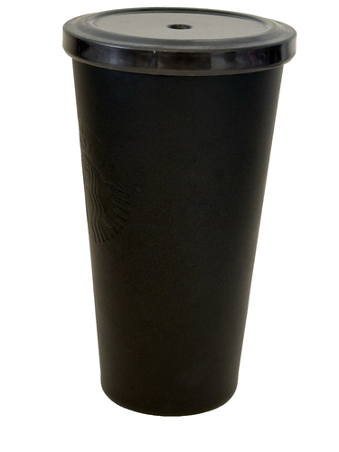 Starbucks Tumbler MATT BLACK Edelstahl Cold Cup 16oz geprägtes Logo 2014 - Bild 5 von 9