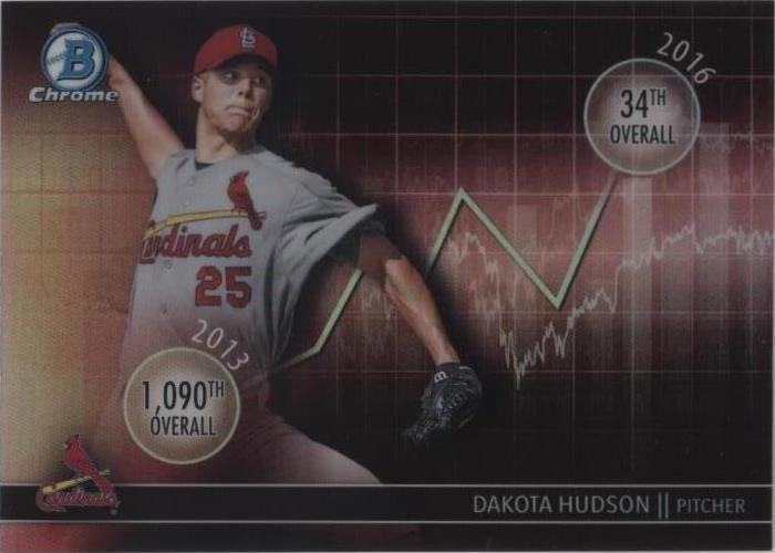 2016 Bowman Draft - Dakota Hudson #DD-DH - 1 of 1
