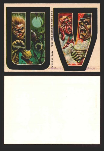 1973-74 Monster Initialen Vintage Aufkleber Sammelkarten Sie wählen Singles #1-#132 - Bild 64 von 73