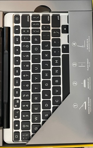ZAGG Slim Book Wireless Ultra-Slim Tablet Keyboard & Detachable Case (NEW) - Picture 3 of 4