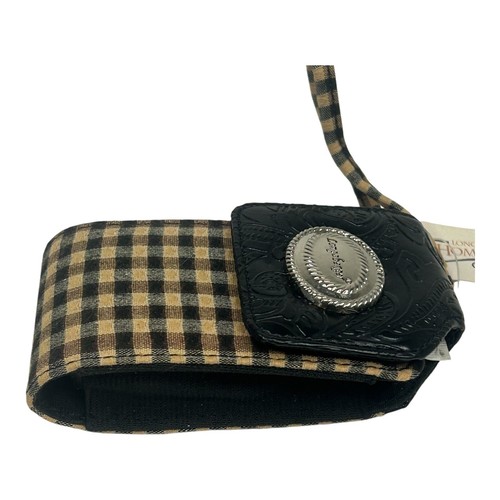 NEW Longaberger Homestead Mini Wristlet Carrying Case Buffalo Plaid 4.5”x2.5” - Picture 6 of 11