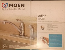 Moen Adler 87203 Single Handle Kitchen Faucet Brand New