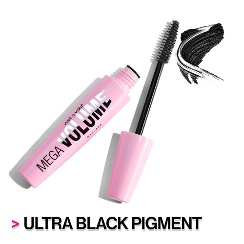 Wet n Wild Mascara Mega Volume, Waterproof, Smudge-Resistant, Vegan - Very Black - Picture 4 of 8
