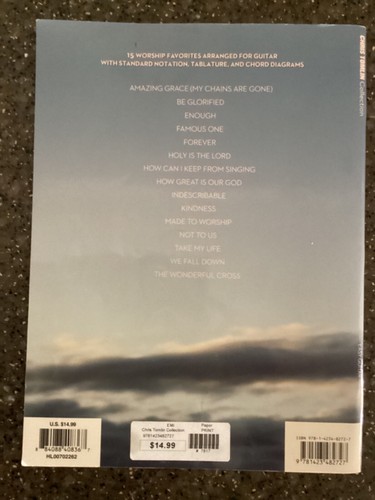 Chris Tomlin Collection Easy Guitar 15 Worship Favorites Songbook - Picture 2 of 3