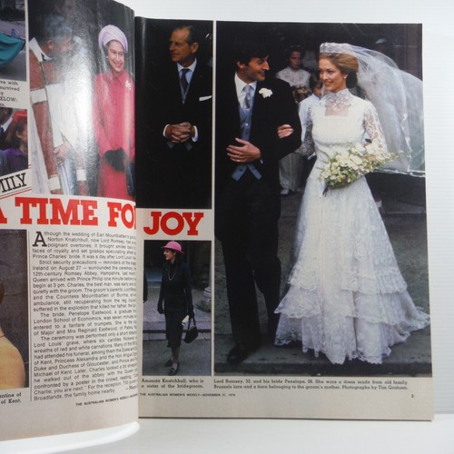 The Australian Womens Weekly November 21 1979 Mountbattens vintage magazine PB - Picture 4 of 15