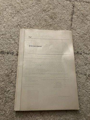VINTAGE INTEL 82776 1986 PODRĘCZNIKI UŻYTKOWNIKA - Super RZADKIE - Zdjęcie 2 z 8