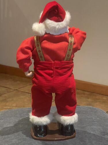 DANCING Swinging Santa Clause 1998 Christmas Fantasy VIDEO OF IT WORKING L@@k 👀 - Picture 5 of 8