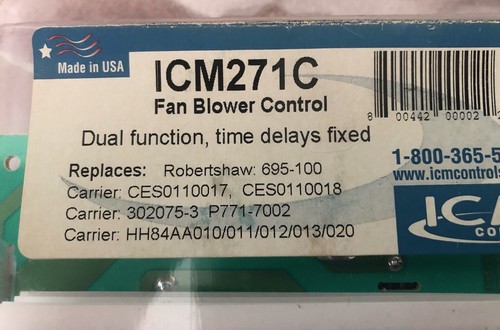 ICM ICM271 Furnace Control Board - Picture 2 of 2
