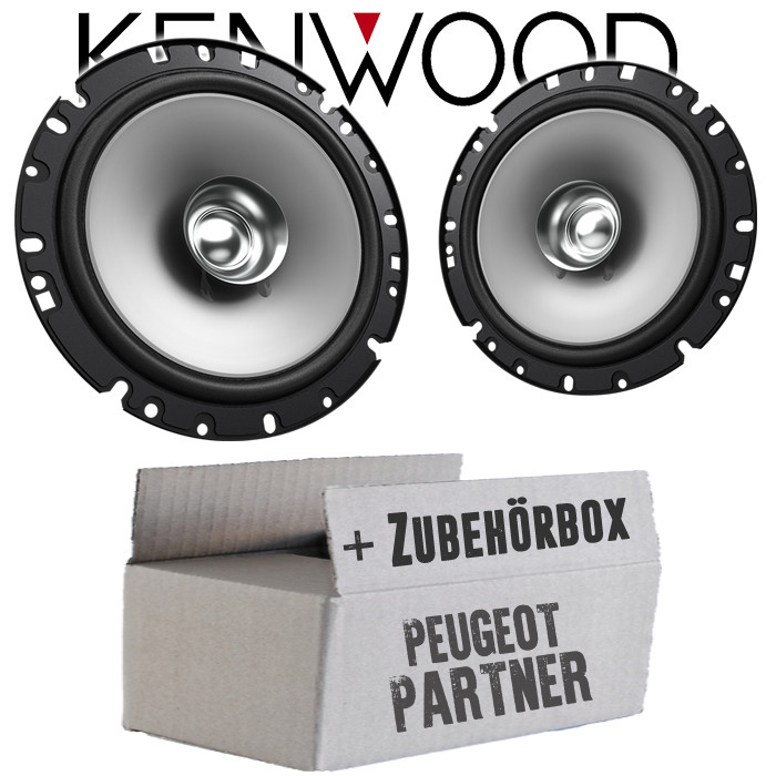 Передний комплект Kenwood Lautsprecher для Peugeot Partner 16 см Boxen Koax Auto KFZ