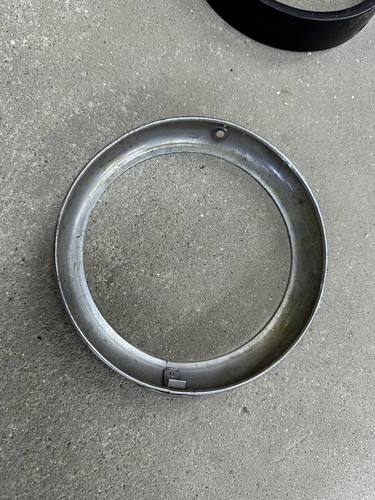 Vintage Spotlight Lens Surrounds Light Car Truck Auto Unity S6 Chrome Cop Car - Foto 13 di 19