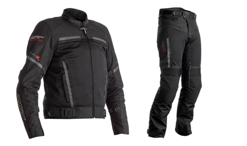 RST Pro Series VENTILATOR-X Black CE Textile Motorbike Jacket & Trousers - Picture 1 of 10