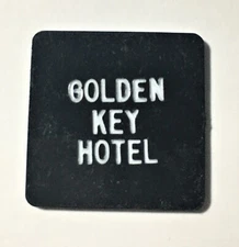 Vintage Trade Token From The Golden Key Motel in Pennsylvania (1) Mixed Drink