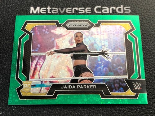 2024 Panini Prizm WWE Under Card Jaida Parker Green Disco Prizm /49