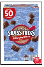 2 PACK - Swiss Miss Milk Chocolate Hot Cocoa Mix 1.38 oz - 50 ct (Total 100 Ct)
