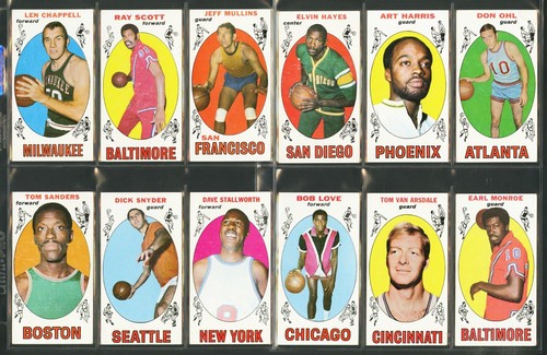 1969 TOPPS 60 DIFFERENT 20 HALL OF FAME WITH 12 HALL OF FAME ROOKIE CARDS FR-EX - Picture 4 of 10