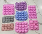 8pc Silicone ice chocolate baking candy mold Bundle
