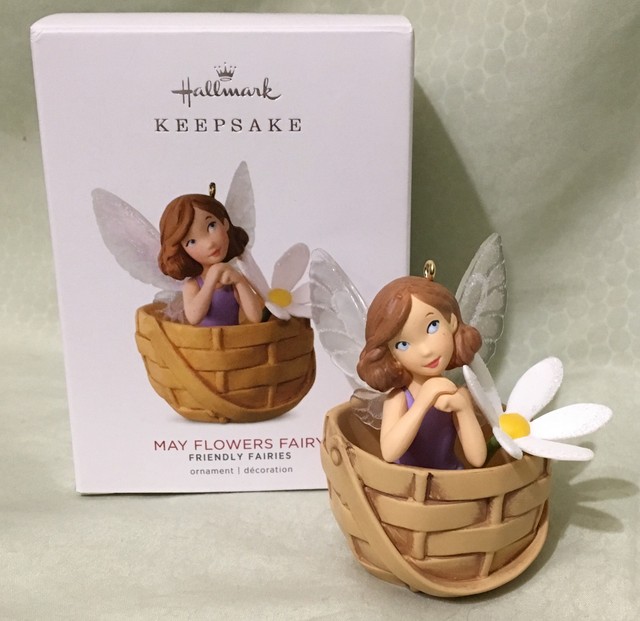NEW IN BOX HALLMARK 2018 FRIENDLY FAIRIES MAY FLOWERS FAIRY ORNAMENT eBay