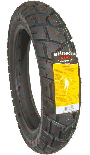 Shinko 120/90-17 705 Tire Dual Sport Front Rear 120 90 17 DOT 87-4520 - Picture 1 of 3
