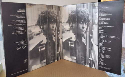 DEODATO - PRELUDE 1973 CTI RECORDS 6489 014 AUS 1ST EDITION GATEFOLD LP - Picture 3 of 4