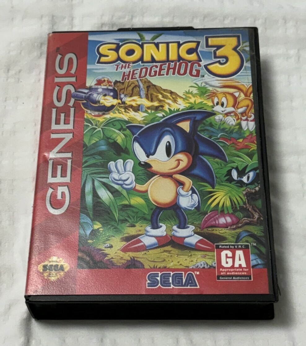 Sonic the Hedgehog 3 (Sega Genesis, 1994) Complete | eBay