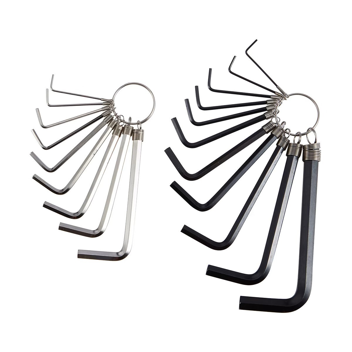 20 Piece Hex Key Allen Key Set Includes 11x Metric Keys 9x Imperial