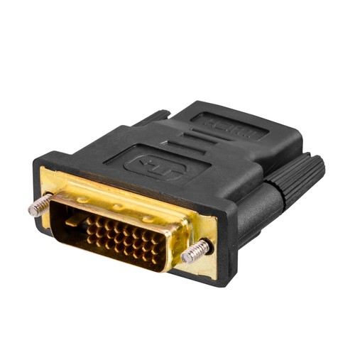 HDMI auf DVI Adapter - 24+1 Kontakte vergoldet HDMI A Buchse zu DVI Stecker - Bild 5 von 6