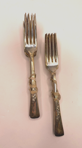 Revelation Silver Plate Silverware Precious Flower Pattern-Lot of 79 pcs. - Picture 7 of 10
