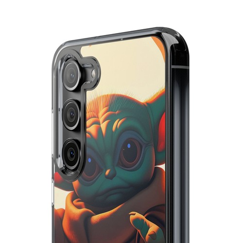 Cute Baby Yoda Clear Phone Case, Mandalorian Gift, Star Wars Case, Geeky Phone - Picture 98 of 124