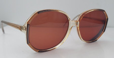 Vintage Pathway Chestnut Brown Oval Sunglasses USA FRAMES ONLY