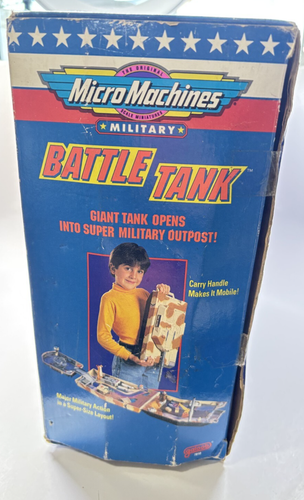 BOX ONLY Micro Machines Battle Tank Military Playset Galoob 1993 VTG Part - Picture 2 of 5