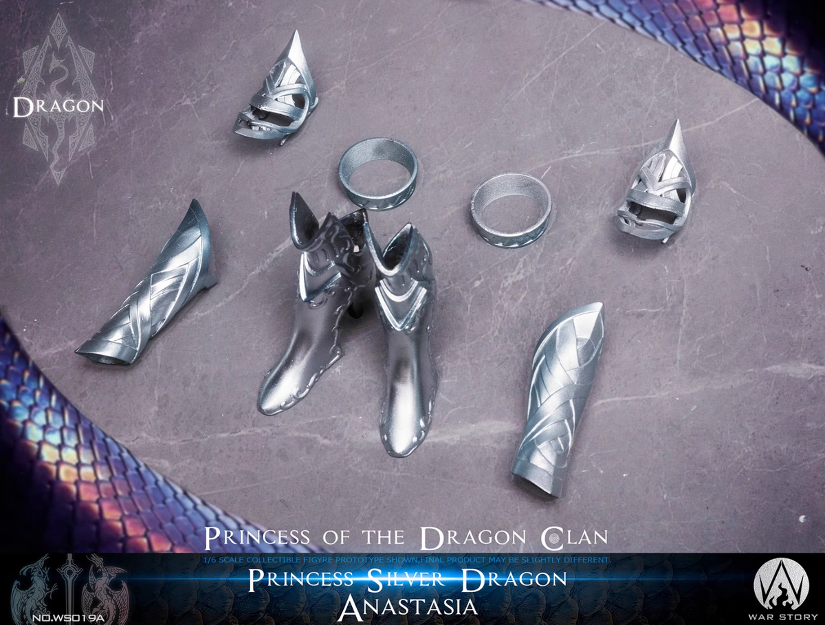WAR STORY WS019A 1/6 Silver Dragon Princess Anastasia Female