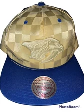 Golden State Warriors Mitchell & Ness NBA Basic 2-Tone Blue Snapback Cap Hat