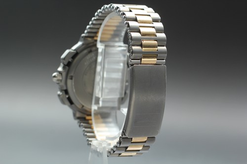 New Batt ◆Vintage N MINT◆ LONGINES Conquest Titanium 4009 Quartz Black Men Watch - Picture 5 of 13